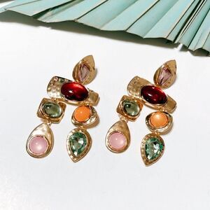 Crystal drop  earrings  S42